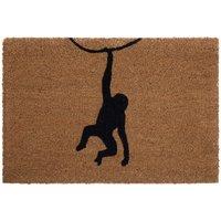 Orsina Tree Monkey Doormat in Natural | Size: 100 cm diameter