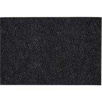 Orsina Grey Doormat in Dark Grey | Size: 100 cm diameter