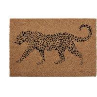 Orsina Leopard Doormat in Brown | Size: 100 cm diameter