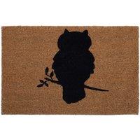 Orsina Owl Doormat in Natural | Size: 100 cm diameter