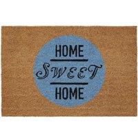 Orsina Home Sweet Home Doormat in Brown | Size: 100 cm diameter