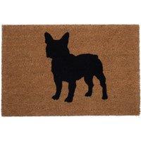 Orsina British Bulldog Doormat in Brown | Size: 100 cm diameter