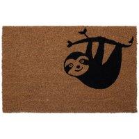 Orsina Baby Sloth Doormat in Brown | Size: 100 cm diameter