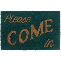 Orsina Please Come In Doormat in Green | Size: 100 cm diameter