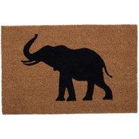 Orsina Elephant Doormat in Brown | Size: 100 cm diameter