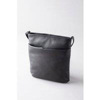 Lakeland Leather Women's 'Lowther' Leather Cross Body Bag in Black