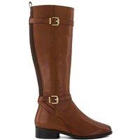 Dune London Women's 'Tepi' Leather Knee High Boots in Tan | Size: 3