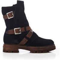 Moda In Pelle Women's 'Briona' Suede Ankle Boots in Black | Size: 5