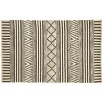 Orsina Large Geometric Rug in Grey