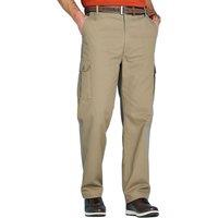 Chums Men's Cotton Cargo-Style Trousers in Khaki | Size: 40S