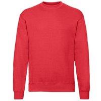 Fruit of the Loom Men's Classic 80 20 Set-in Sweatshirt in Red | Size: Small