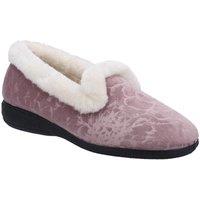 Fleet & Foster Women's Adelaide Memory Foam Slipper in Pink | Size: 7