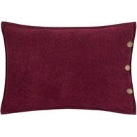Furn . Effron Washed Velvet Polyester Filled Cushion in Red