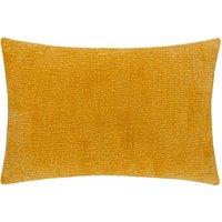 Yard Osaka Textured Chenille Cushion in Yellow | Size: 40 cm x 60 cm