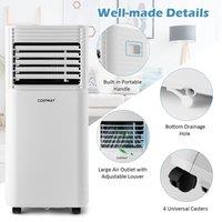 3-in-1 Portable Air Conditioner 9000 BTU Mobile Air Cooler w/ Fan & Dehumidifier Mode