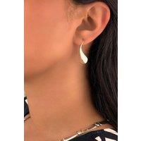 Otis Jaxon London Women's Melting Teardrop Sterling Silver Drop Earring