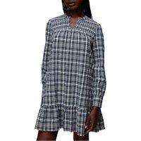 Seersucker Check Flippy Dress Checked