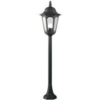 Netlighting Parish 1 Light Outdoor Bollard Lantern Black IP44 E27