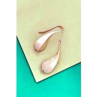 Otis Jaxon London Women's Melting Teardrop Sterling Silver Drop Earring in Rose Gold