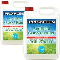 ProKleen Artificial Grass Cleaner Disinfectant 2 x 5L Cherry Fragrance in Clear