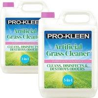 ProKleen Artificial Grass Cleaner Disinfectant 2 x 5L Bubblegum Fragrance in Clear