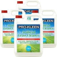 ProKleen Artificial Grass Cleaner Disinfectant 4 x 5L Cherry Fragrance in Clear