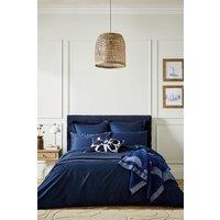 Ted Baker 'TB Plain Dye' Cotton Sateen Duvet Cover in Navy | Size: Double