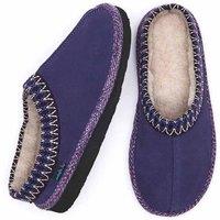 Moshulu Women's 'Alaska 2' Mule Slippers in Purple | Size: 5