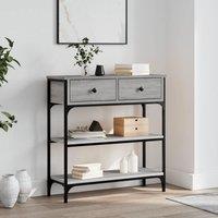 Berkfield Home Console Table Grey Sonoma 72.5x25x75 cm Engineered Wood