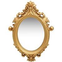 Wall Mirror Castle Style 56x76 cm Gold