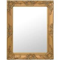 Berkfield Home Wall Mirror Baroque Style 50x60 cm Gold