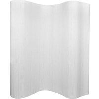 Berkfield Home Room Divider Bamboo White 250x165 cm