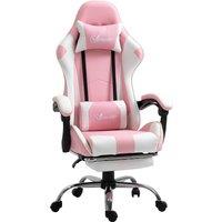 Racing Gaming Chair with Lumbar Support, Home Office Desk