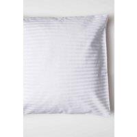Belledorm Hotel Suite Satin Stripe 540 Thread Count Continental Pillowcase in White