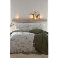 Drift Home 'Eliza' Duvet Cover Set in Green | Size: Double