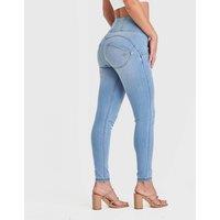 Freddy Women's WR.UP Snug Jeans High Waisted Full Length Jeans in Light Blue | Size: XS