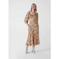 Leopard Print Silk Dress Animal Print
