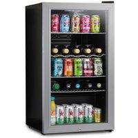 Subcold Super 85 LED Beer Fridge in Metallic Silver