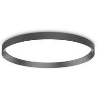 Netlighting FLY 60cm Integrated LED Semi Flush Light Black 4000K IP40