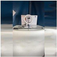 CGC Lighting Ringo 10 Inch LED Ring Light With Detachable Selfie Stick in Black