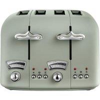 DELONGHI 4 Slice Argento Toaster in Green