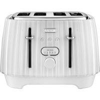 DELONGHI 4 Slice Ballerina Toaster in White