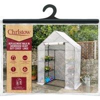 Christow Walk In Greenhouse Replacement Cover Grow House Protector - Mesh COVER ONLY in Clear