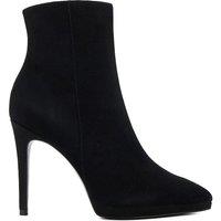 Dune London Women's 'Octavia' Suede Smart Boots in Black | Size: 8