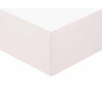 Murmur ' 250TC' Plain Dye Fitted Sheet in White | Size: Double Fitted