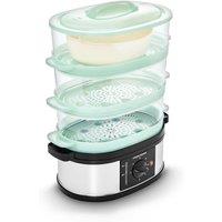 Morphy Richards 3 Tier Food Steamer in Black