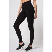 TLC Sport Women's Tummy Control Extra Strong Compression Full Length Leggings in Black | Size: 8