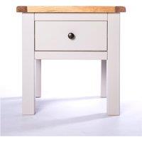 Cabinet Bits Argenta Light Grey 1 Drawer Side Table Brass Knob