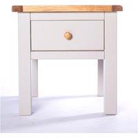 Cabinet Bits Argenta Light Grey 1 Drawer Side Table Wood Knob