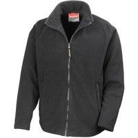 Result Men's Horizon High Grade Microfleece Jacket in Black | Size: Small
